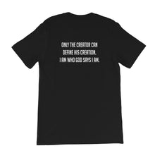 Load image into Gallery viewer, In His Image -Youth (Black Tee)