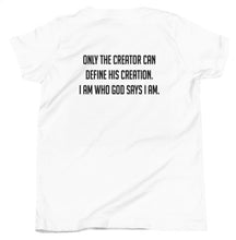 Load image into Gallery viewer, In His Image - Youth (White Tee)