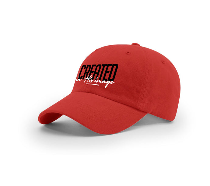 Dad Hat “In His Image” (red)