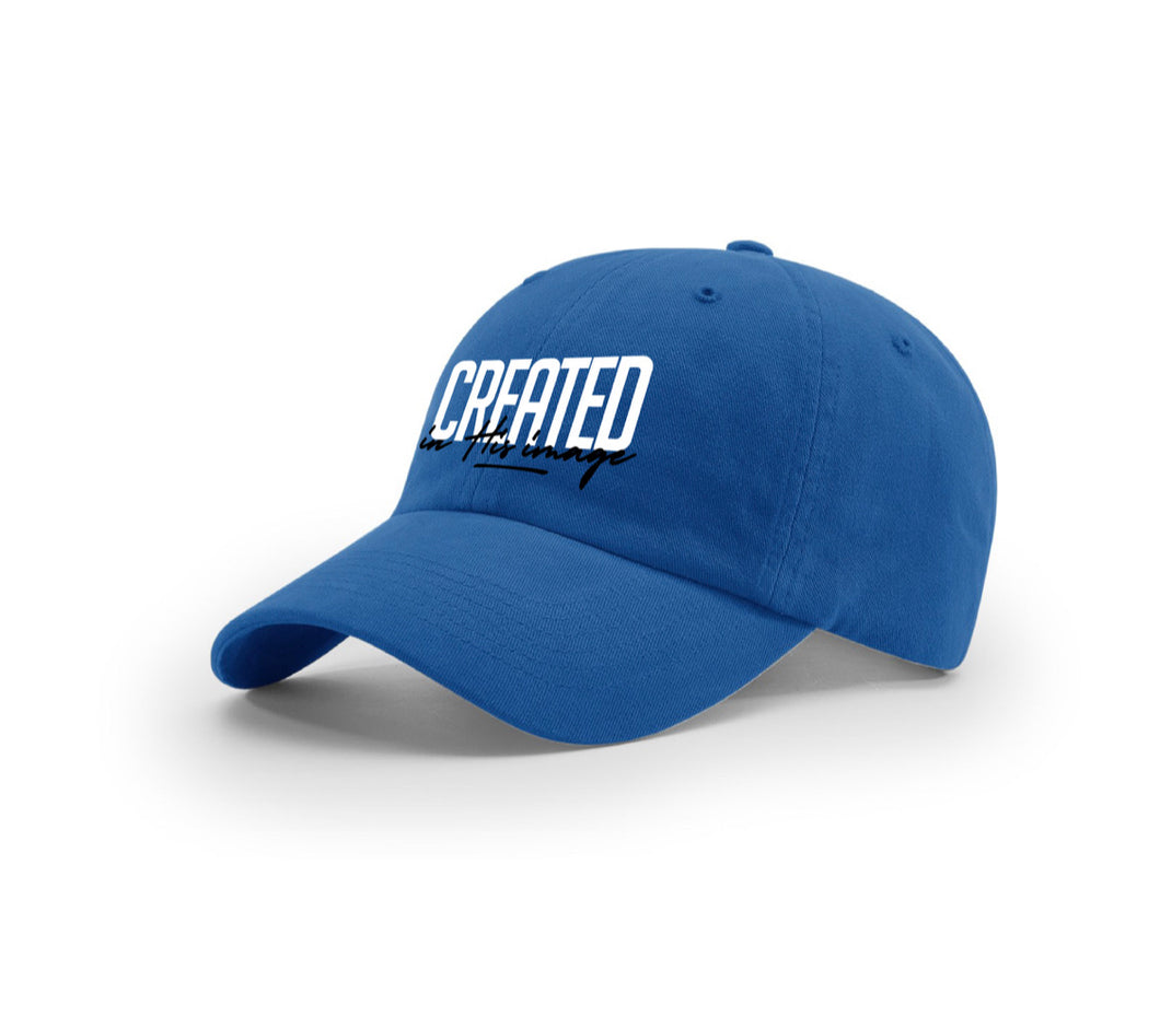 Dad Hat “In His Image” (royal blue)